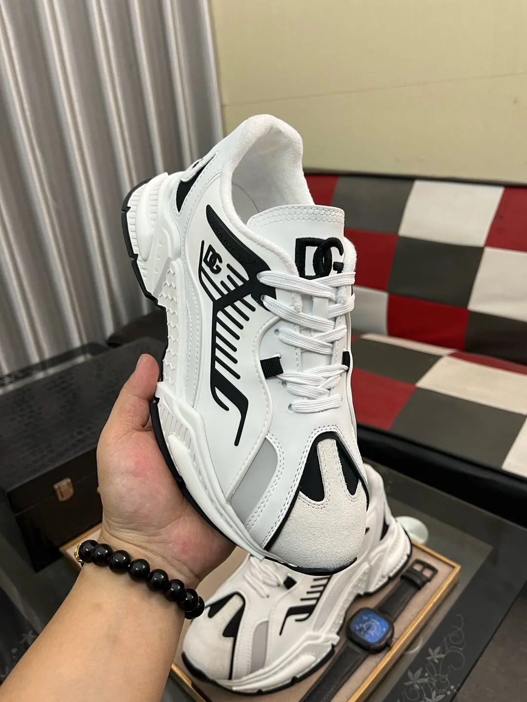 Men's men's shoes💰560⌚️⌚️DG "Dolce & Gabbana" low-top casual shoes Regular size: 35-46 Product material: Upper imported cowhide stitching fabric, breathable lining, original outsole